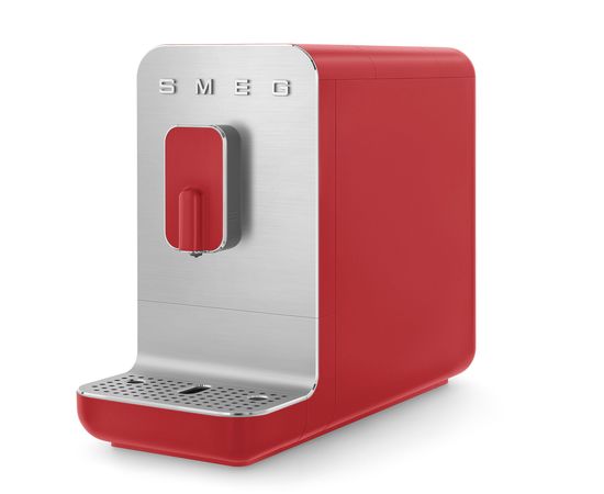 SMEG BCC01RDMEU 50's Style Espresso Automatic Coffee Machine Red Kafijas automāts