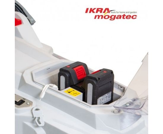 Аккумуляторная газонокосилка 40V 2x 2.0Ah Ikra Mogatec ICM 2/2037