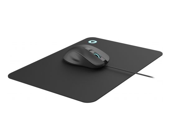 Platinet mouse PMOM010 + mousepad, black (45571)