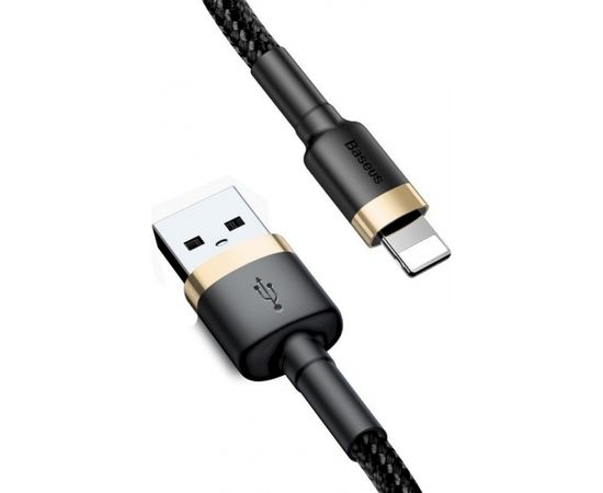 Baseus Cafule Cable USB Lightning 2.4A 1m (Gold+Black)