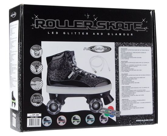 Skates  NIJDAM 52TA 35/36 Black