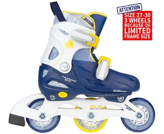 Schreuderssport Skates NIJDAM 52SJ 27/30 navy blue/white/orange