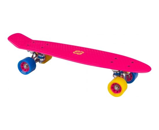 Schreuderssport Скейтборд пластиковый NIJDAM PUNKY POWER N30BA05 фиолетовый / желтый / синий