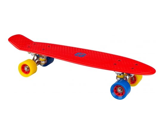 Schreuderssport Plastic skateboard NIJDAM SUNSET CRUISER N30BA04 Red/Blue/Yellow