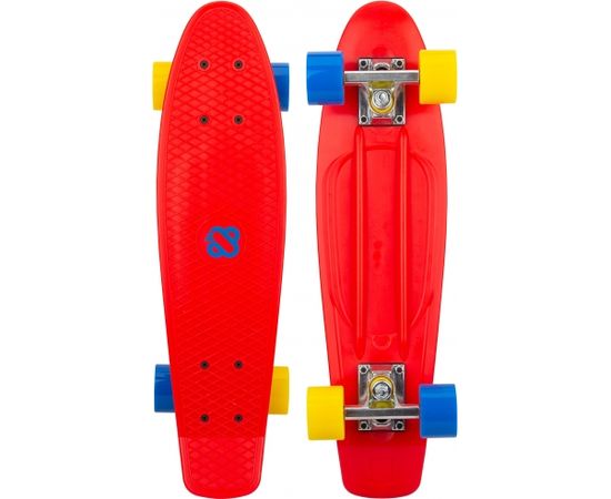 Schreuderssport Скейтборд пластиковый NIJDAM SUNSET CRUISER N30BA04 Красный / синий / желтый