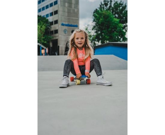 Schreuderssport Plastic skateboard NIJDAM SAILOR STROLL N30BA03 Blue/Yellow/Red