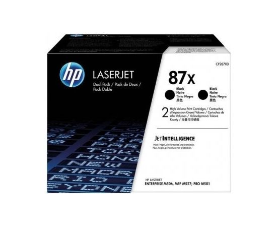 HP CF287XD Dual Pack Black Cartridge (CF287XD)