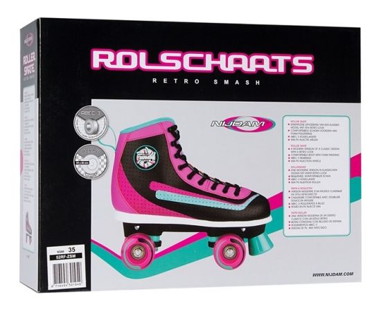 Schreuderssport Skates NIJDAM 52RF 36 Black/Emerald/Magenta