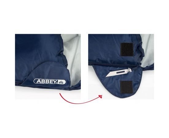 Schreuderssport Спальный мешок ABBEY CAMP Mummy Uni 21MH Темно-синий / Светло-серый