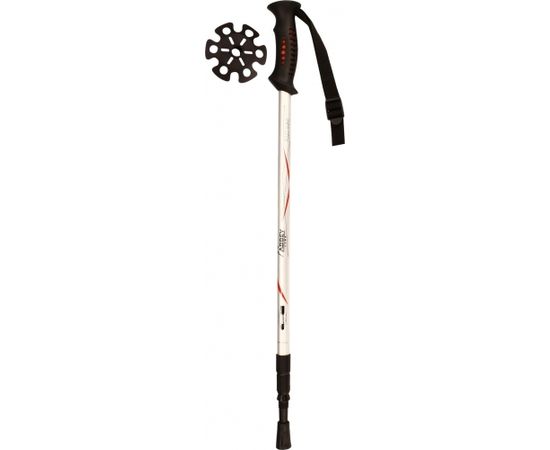 Schreuderssport рости NORDIC WALKING HIKING CANE ADJUSTABLE ANTI SHOCK 21SU ZIR Серебро / Красный / Черный