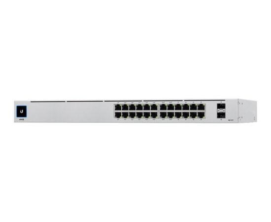 Ubiquiti USW-Pro-24-POE-EU configurable Gigabit Layer2 and Layer3 switch with auto-sensing 802.3at PoE+ and 802.3bt PoE++