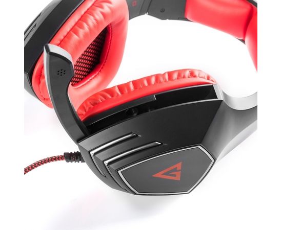 Modecom Volcano MC-831 Rage Spēļu Austiņas ar Mikrofonu / 3.5mm / 2.2m Vads / Melnas