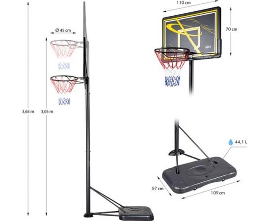 Basketbola statīvs ZDK019E BASKETBALL HOOP NILS