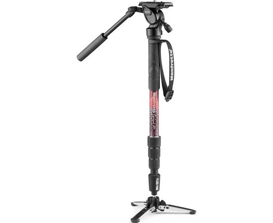 Manfrotto monopod Element MII Video MVMELMIIA4LIVE, red