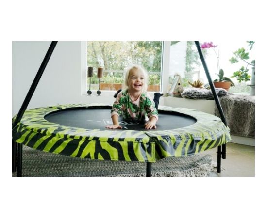 EXIT Tiggy junioru batuts ar rokturi ø140cm Melna/Zaļa Batuti un aksesuāri