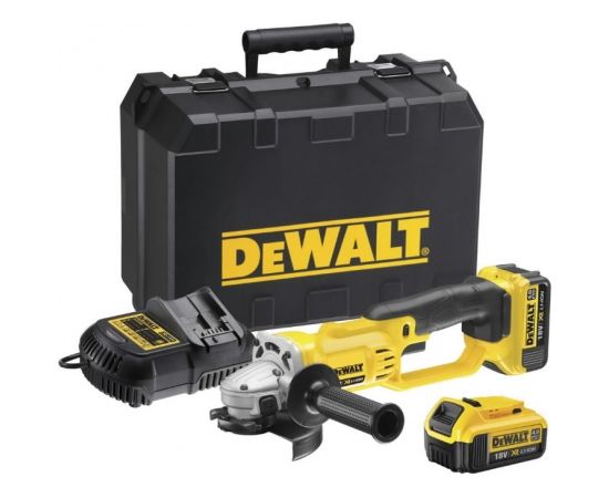 Akumulatora leņķa slīpmašīna DCG412M2,125mm, 4,0Ah, DeWalt