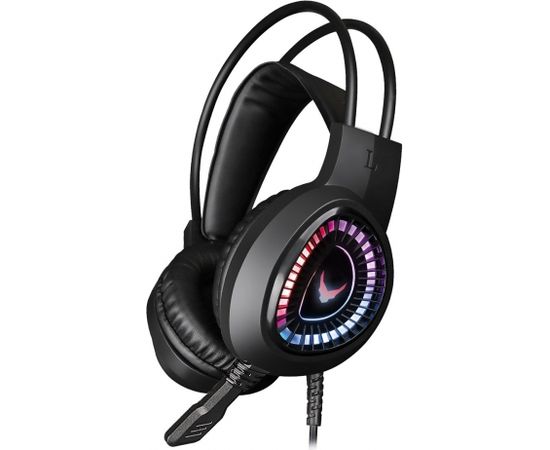 Varr VH8010L Lite Gaming Spēļu Stereo Austiņas ar Mikrofonu USB / 3.5mm Audio pieslēgumu Melnas