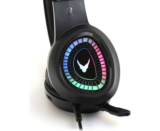 Varr VH8010L Lite Gaming RGB Headset Игровые наушники Стерео с Микрофоном / 3.5mm / USB Audio вход Черный