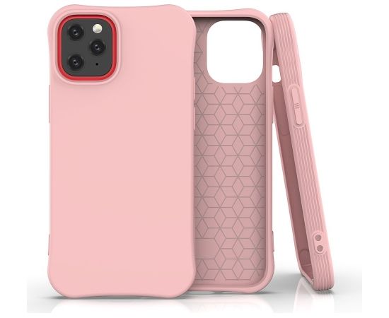 Fusion Solaster Back Case Silikona Aizsargapvalks Apple iPhone 12 Pro Max Rozā