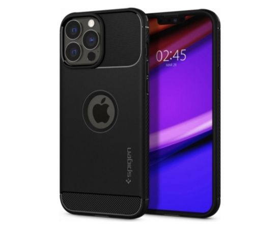 Spigen Rugged Armor особо элегантный и прочный TPU чехол-крышка для Apple iPhone 13 Черный