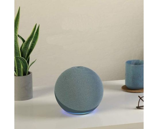 Amazon Echo 4, blue/grey