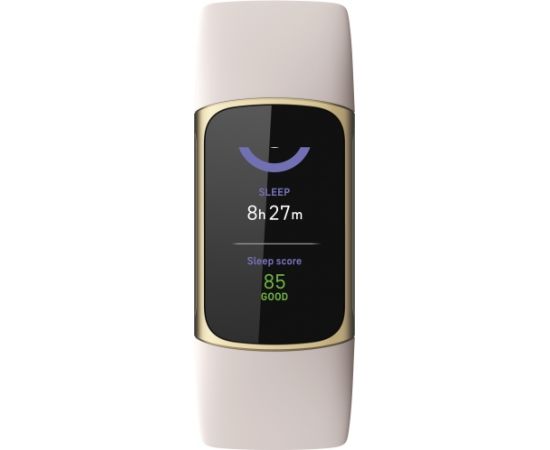 Fitbit Charge 5, lunar white/soft gold