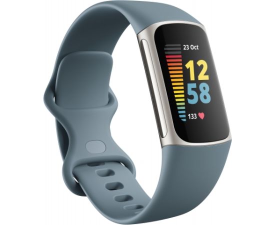 Fitbit Charge 5, steel blue/platinum