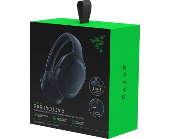 Austiņas Razer wireless headset Barracuda X, black