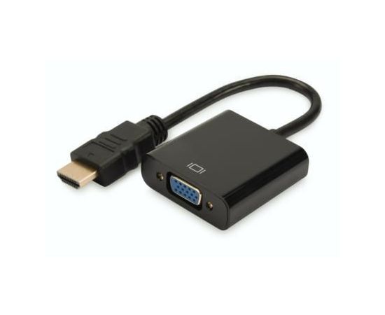 Digitus Audio-Video Adapter HDMI type A to VGA, FHD, audio 3.5mm MiniJack