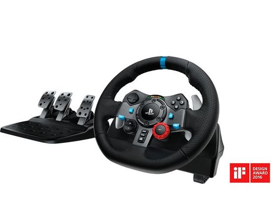 LOGITECH G29 Driving Force Racing Wheel and Floor Pedals PS4/PS3/PC/Mac