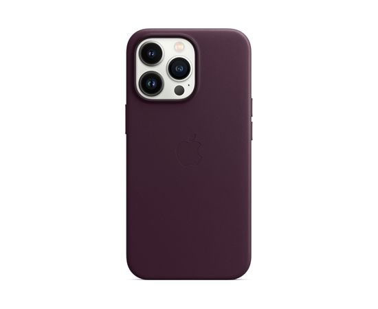 Apple iPhone 13 Leather Case with MagSafe Dark Cherry Oriģinālie maciņi