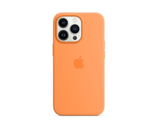 Apple iPhone 13 mini Silicone Case with MagSafe Marigold