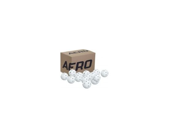 Salming florbola bumbiņas AERO  200 p  box  baltas (4131891-0707)