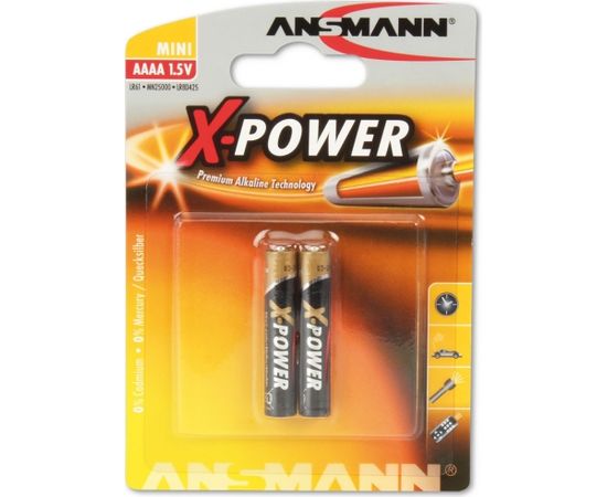 Ansmann батарейки X-Power LR8 AAAA 2 шт.