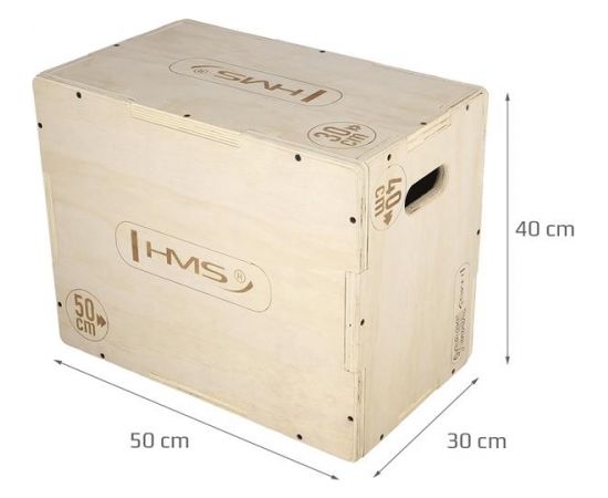 Pliometriskā kaste HMS DSC04 17-62-106 50x40x30CM