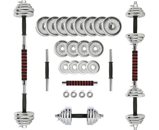 Hanteļu un svara stieņa komplekts HMS STC21 2x10KG