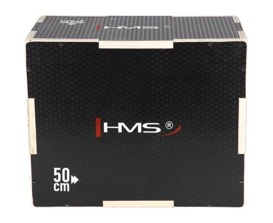 Pliometriskā kaste HMS DSC03 BLACK 50x40x30CM