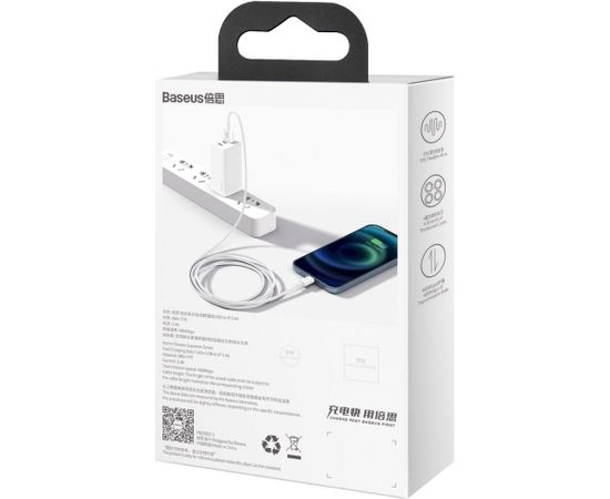 Baseus Superior Cable USB to Lightning 2.4A 1,5m (white)