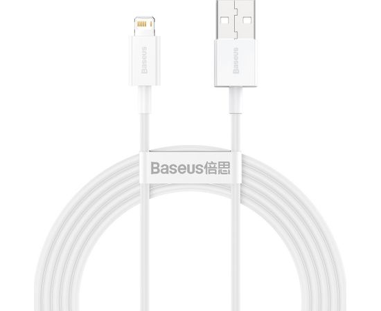 Baseus CALYS -C02 Superior vads USB - Lightning 2,4A / 2 m balts