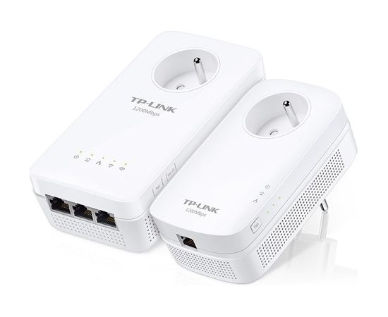 INTD TP-LINK Powerline TL-WPA8631P Kit AV1300-AC1200-Gigabit-WLAN-Powerline-KIT mit Steckdose