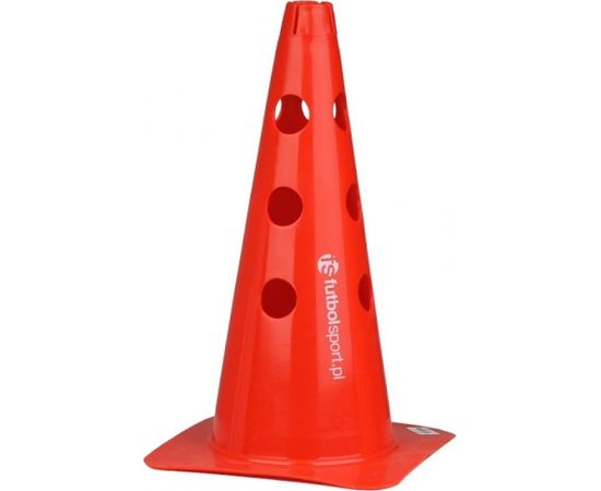 Marķēšanas konuss Cone with holes 37.5 cm red