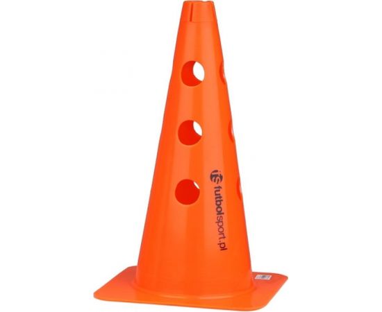 Marķēšanas konuss Orange cone with holes 37.5 cm