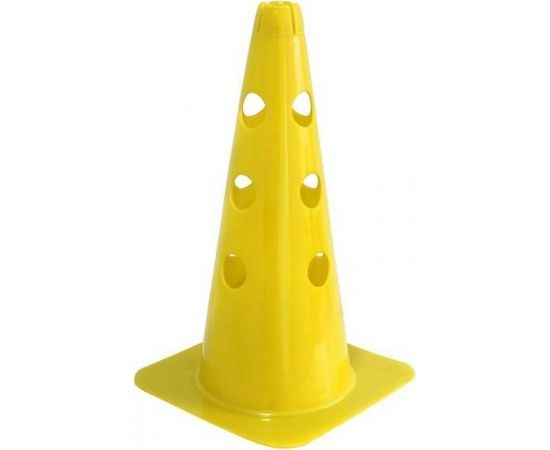 Konuss ar caurumiem 37,5 cm dzeltens Fitnesa preces