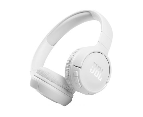 JBL T510 BT White on-ear austiņas ar Bluetooth, baltas