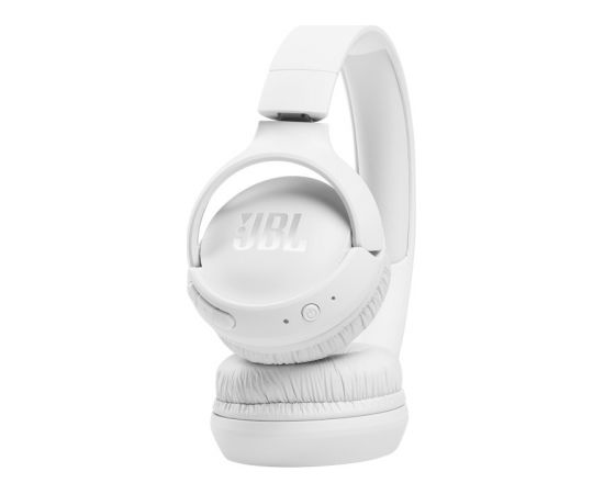 JBL T510 BT White on-ear austiņas ar Bluetooth, baltas