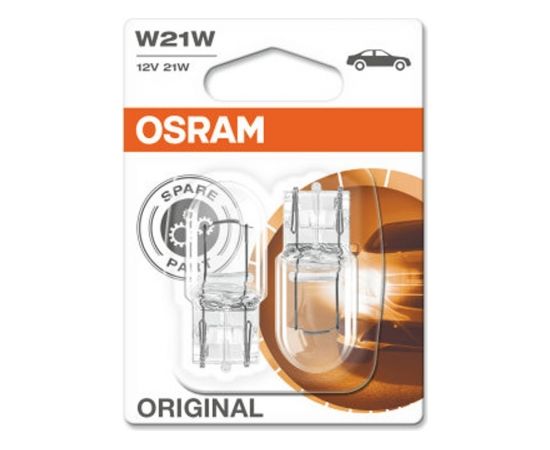 Osram spuldžu komplekts W21W Original BLI 2 gab.
