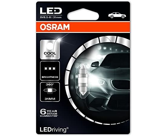 OSRAM spuldze C5W LED 31 mm BLI 1 gab.