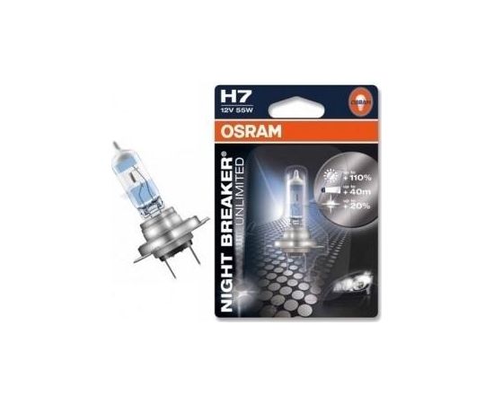 OSRAM spuldze H7 Night Breaker Unlimited