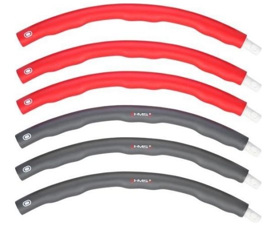 Hula Hoop HMS HHP002 Red-Grey, 100cm