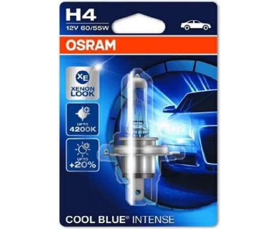 OSRAM SPULDZE H4 Cool Blue intense BLI 1gb